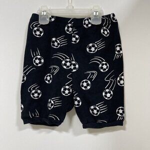 Dolphin & Fish Girls 7T Shorts Soccer Toddler Cotton Knit Black